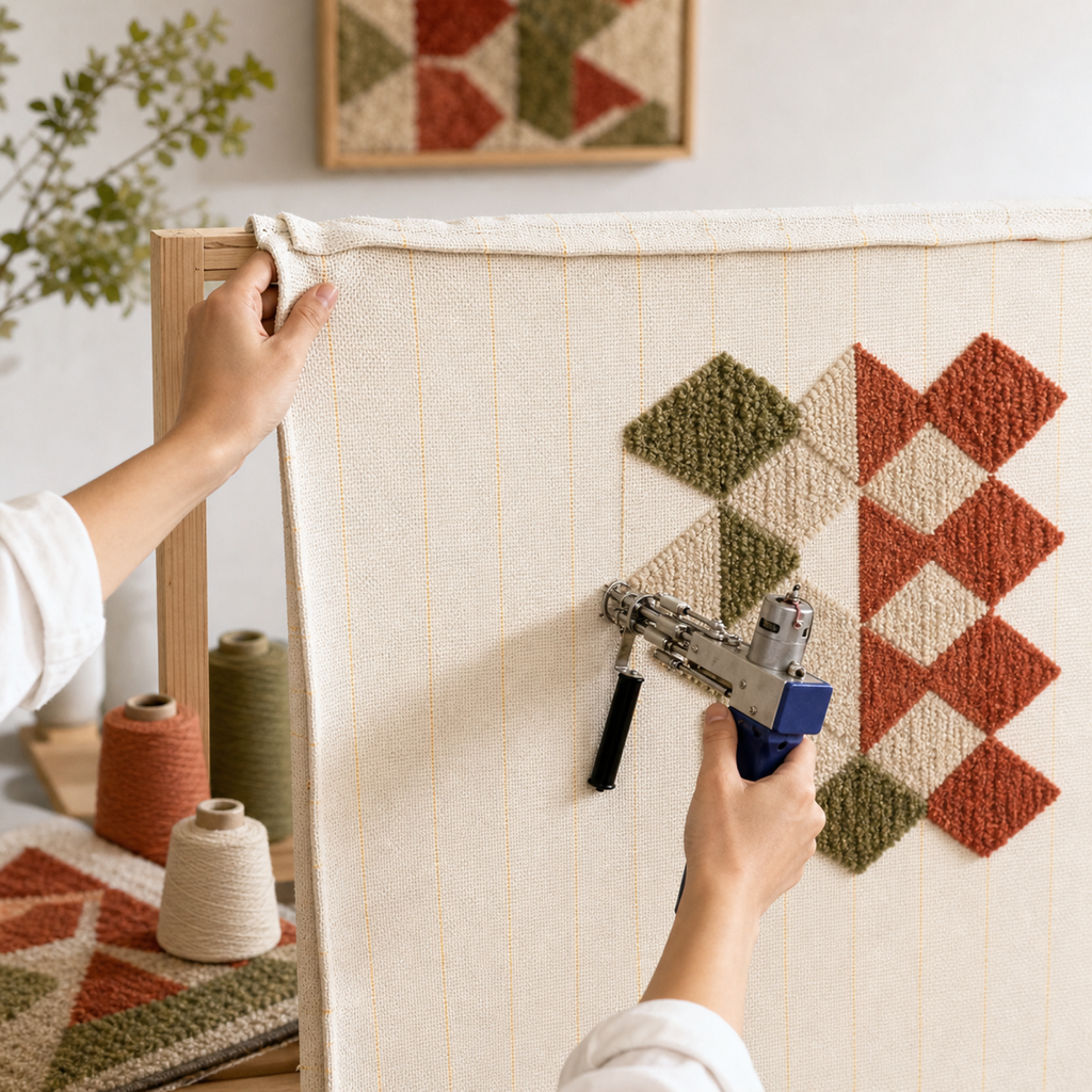 Toile primaire de tufting (lignes repères) — image 4