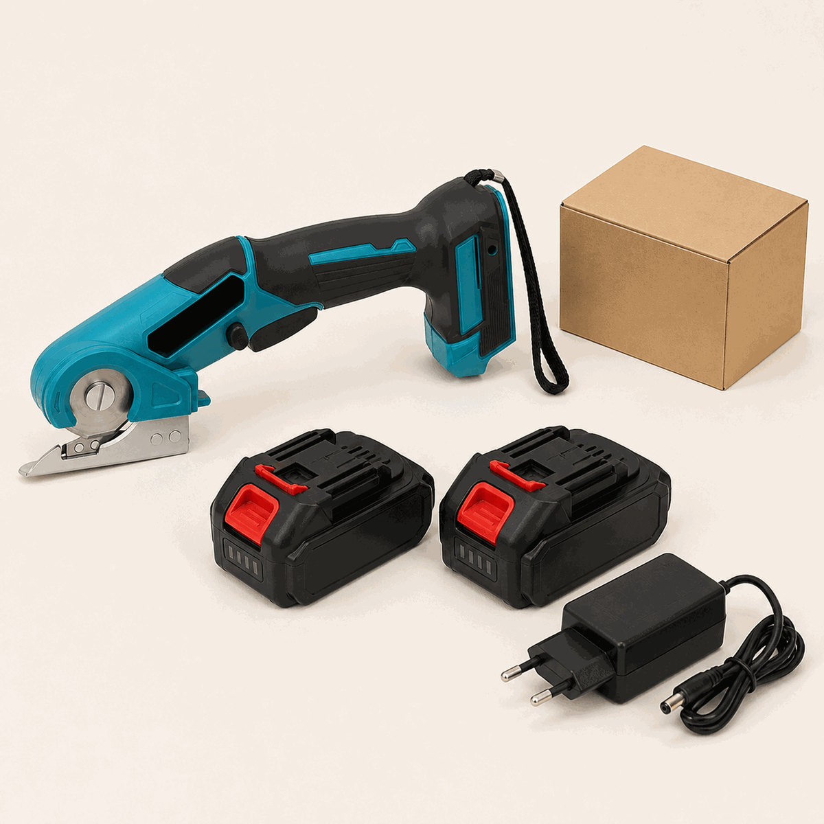 Ciseaux électriques sans fil de sculpture — kit complet