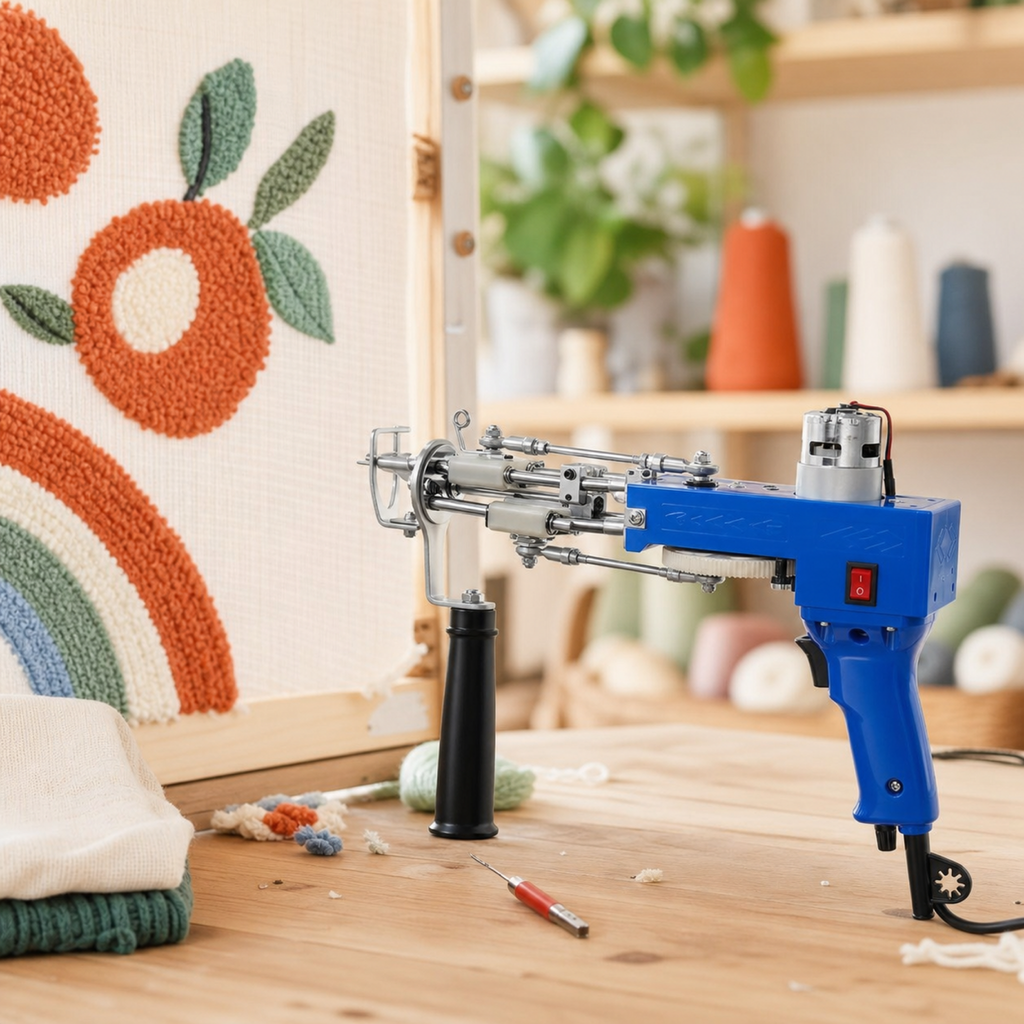Kit tufting complet 2-en-1 — gun, tondeuse et toile — image 2