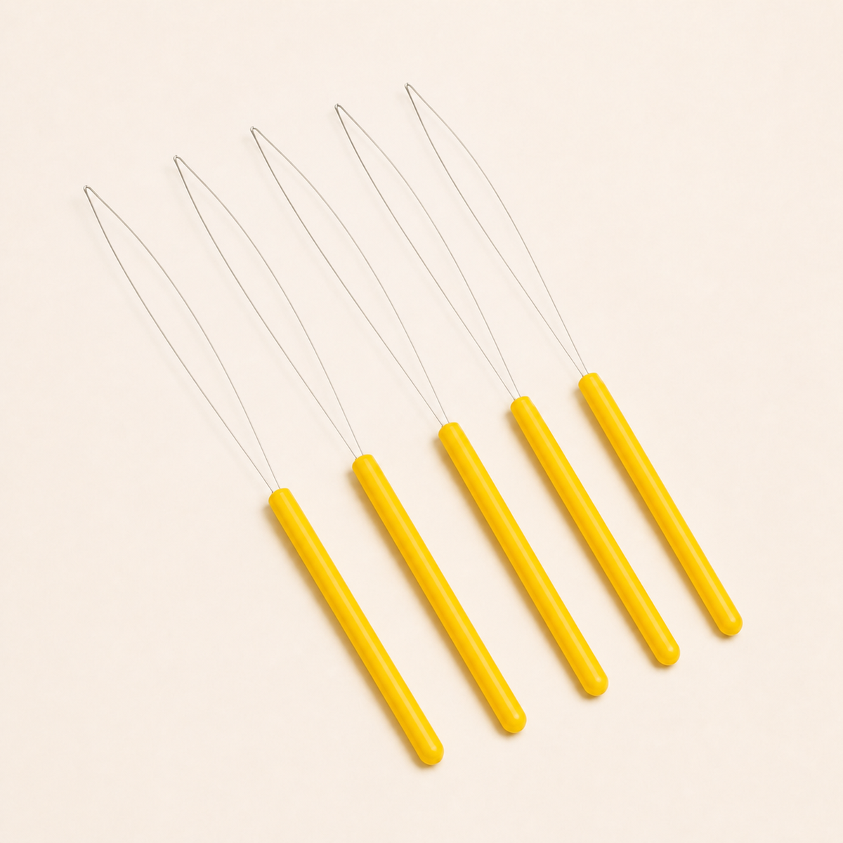 Enfile-laine tufting gun — lot de 5 Jaune