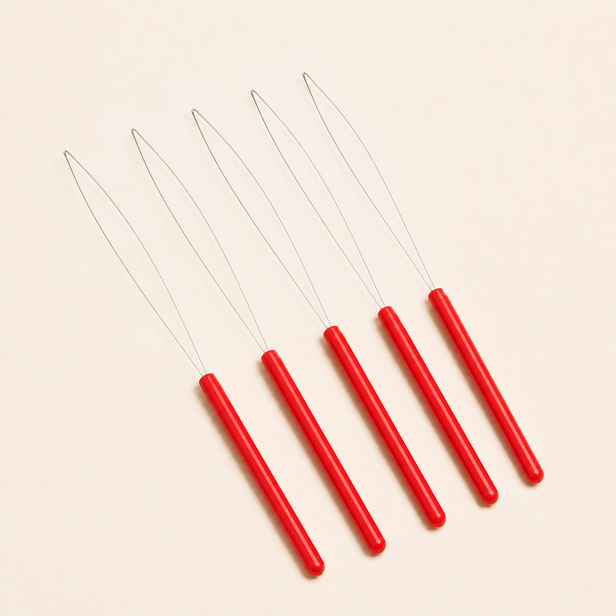 Enfile-laine tufting gun — lot de 5 Rouge