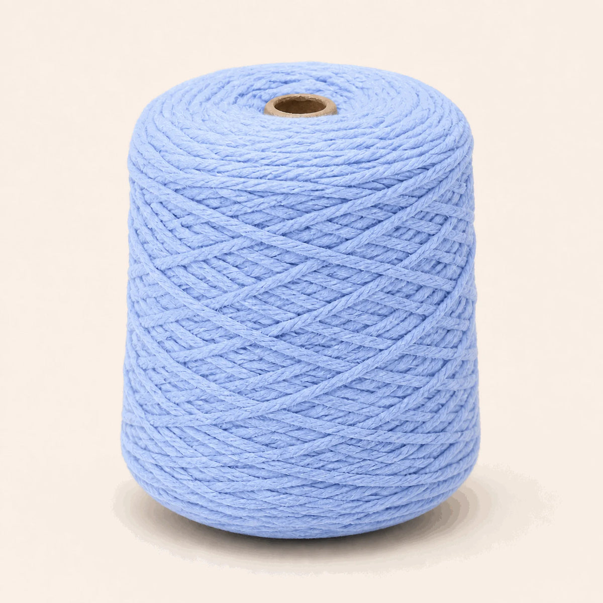 Fil acrylique tufting — cône Bleu clair