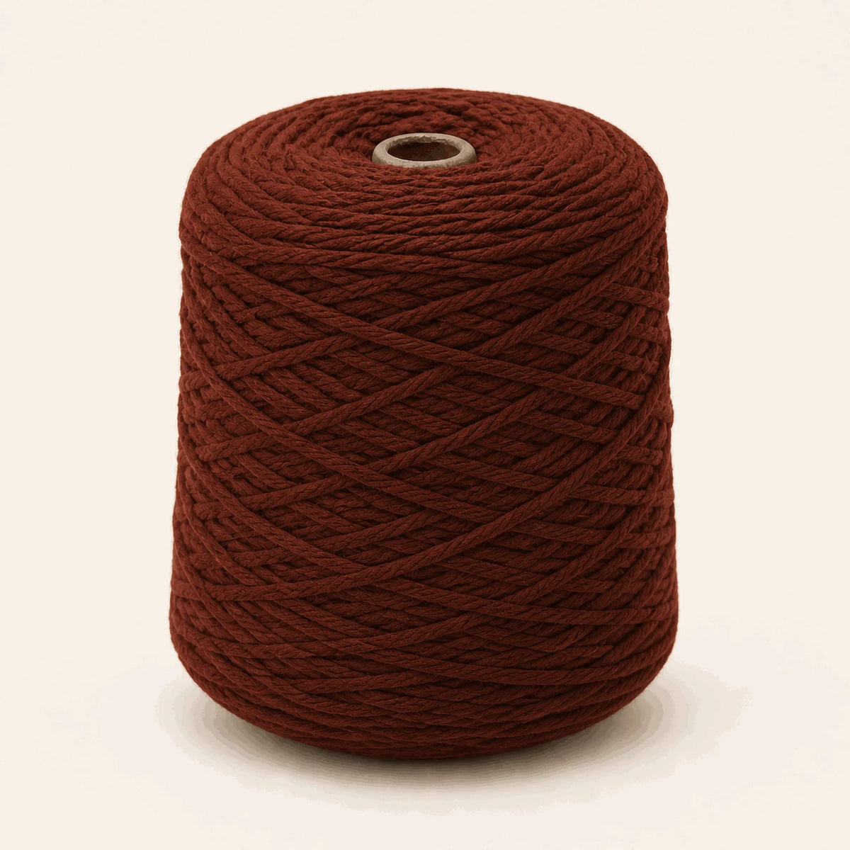 Fil acrylique tufting — cône Caramel