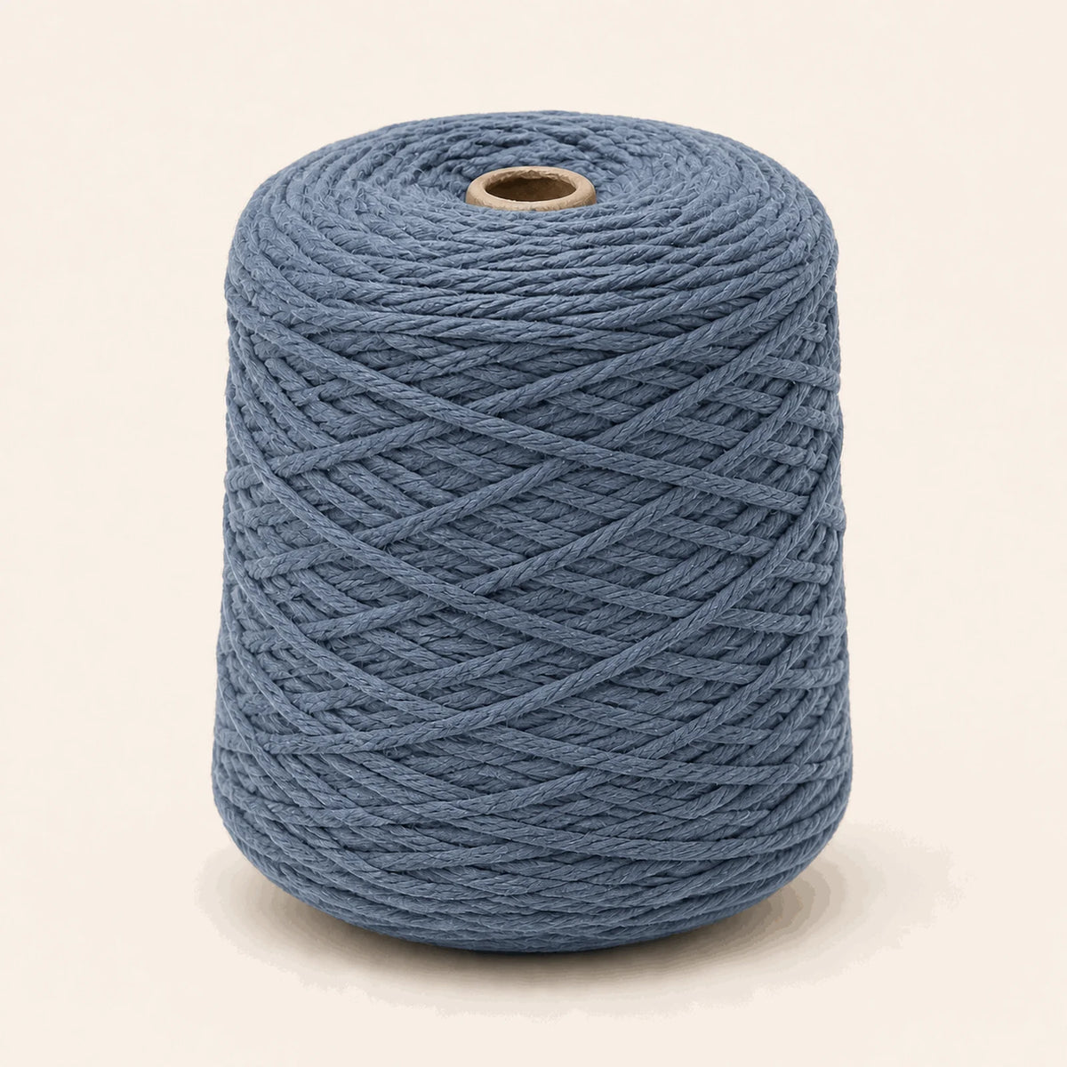 Fil acrylique tufting — cône Indigo