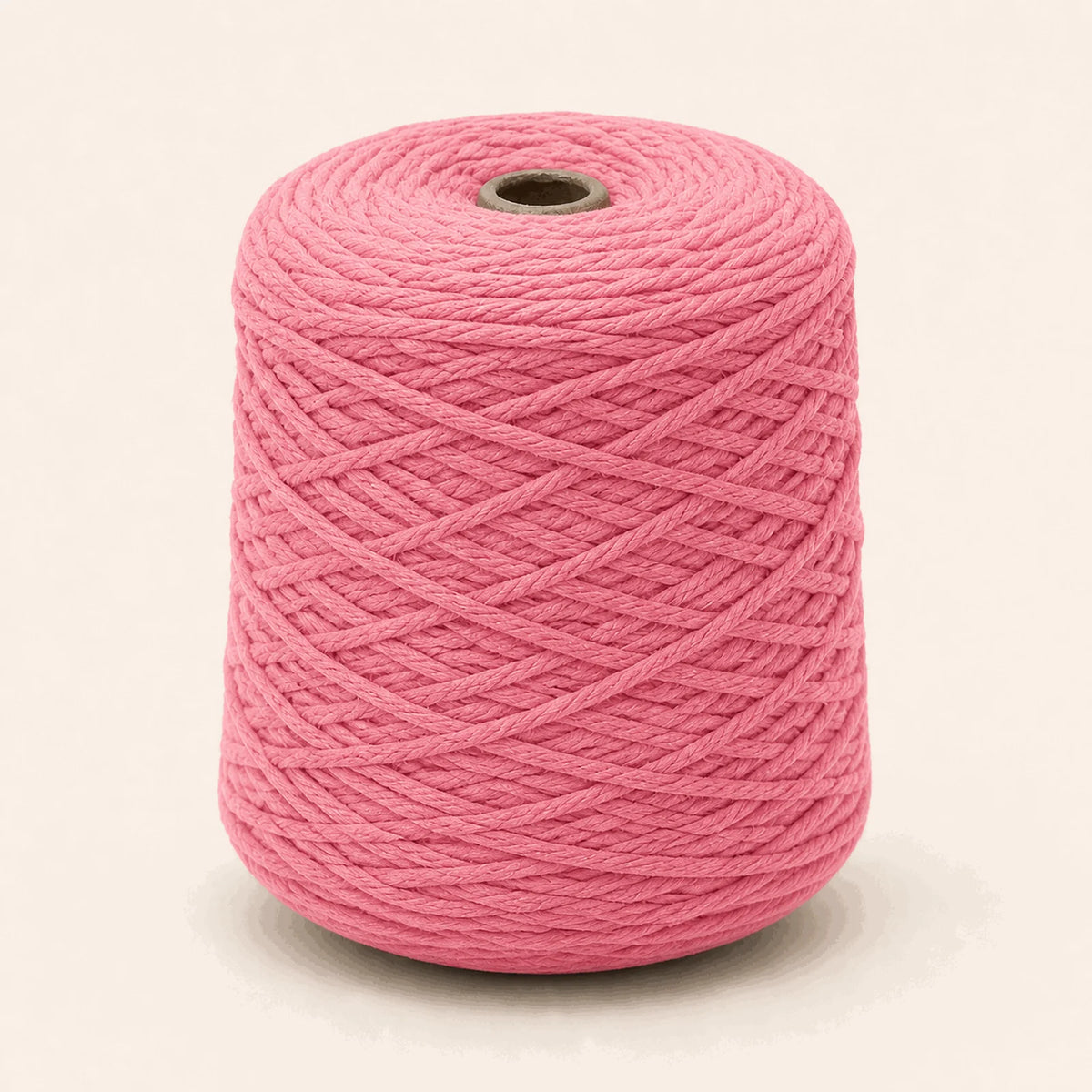 Fil acrylique tufting — cône Rose