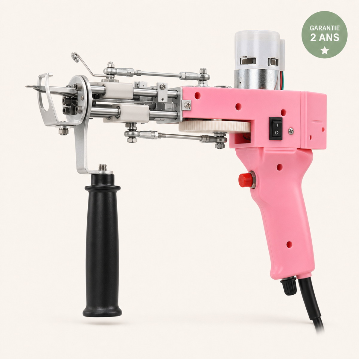 Tufting gun 2-en-1 Cut & Loop rose — packshot
