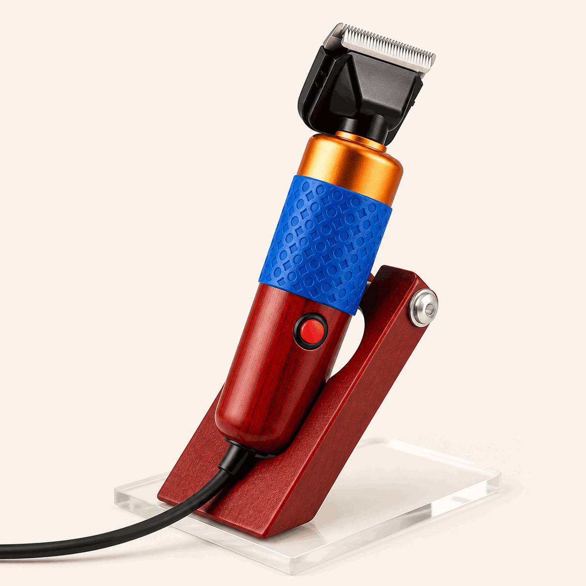 Tondeuse électrique pour tapis — support de rangement